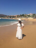 西子美丽心情夏季新品女装收腰白色雪纺连衣裙长裙波西米亚海边度假沙滩裙 白色 XZ17B778 M 晒单实拍图
