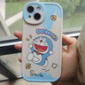 范塔希 蓝光可爱叮当猫苹果14promax手机壳iphone13硅胶12软壳动漫哆啦A梦苹果16promax全包防摔男女 蓝光 一只开心叮当猫 iPhone15 实拍图