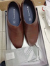 蜘蛛王（SPIDER KING）皮鞋男英伦牛皮商务正装休闲男士鞋子套脚低帮尖头婚鞋 棕色 40  实拍图