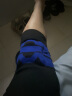 沃顿 【两只装】专业运动护膝德国3D篮球护具膝盖跑步羽毛球半月板男 黑蓝 M码一对（适合体重120-165斤） 实拍图