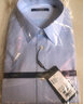 雅戈尔（YOUNGOR）短袖衬衫男纯色提花DP免烫衬衫纯棉面料抗皱易打理新品 GSDP100168IBA浅蓝色 43 实拍图