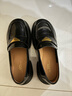 他她（TATA）邢菲同款侦探家英伦厚底乐福鞋女鞋小皮鞋加绒单鞋秋 7OL29CA4黑色（一脚蹬款-宽版） 38 实拍图