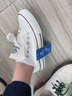 回力帆布鞋女2025秋冬新款情侣款男女鞋系带平底鞋学生休闲鞋布鞋子女 白色（低帮） 39 实拍图
