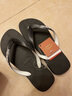 havaianas哈唯纳Top Mix人字拖时尚海边情侣沙滩拖外穿夏平底拖鞋 1069-黑色 41-42 实拍图