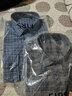 杉杉（FIRS）纯棉磨毛长袖衬衫男 中年爸爸装全棉格子衬衣男 A1065-1 39  实拍图