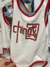 婧麒清华北大婴儿衣服夏季薄款包屁衣纯棉宝宝三角连体衣夏装两件装 背心-红色【中国+清华】 66cm 实拍图