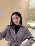 拉夏贝尔（La Chapelle）新中式外套女装2025春秋新款国潮复古小个子外套风衣针织上衣女 米白 S 【推荐105斤以内】 实拍图