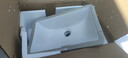 狮鹫陶瓷台下盆洗脸盆洗手盆洗面盆台盆方形盆洗手池洗脸池石下洗手盆 方盆16寸（包含下水） 实拍图