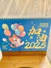 嘉然恒木质台历2027羊年日历大格子书写计划本办公手机支架桌面摆件创意简约月历企业定制 实拍图