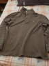 与狼共舞【高级感】长袖T恤男士2025秋季新款纯棉刺绣中青年POLO衫男6541 灰绿色211 M /170 实拍图