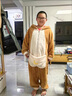 姿妍梦秋冬季珊瑚绒连体睡衣情侣加厚加绒男士拉链款卡通青年宽松家居服 WX8852#连体 M (160) 单套-女款 实拍图