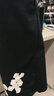 唐号短裤男生舒适潮流侃爷FOG高街休闲宽松大码五分裤女直筒学生美式 长隆  G32  黑色 L 实拍图
