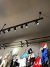 凯都灯饰轨道灯LED射灯服装店大瓦数展厅高亮商用店铺背景墙二线轨道射灯 黑壳 30W 中性光-三只装+1米轨道 实拍图