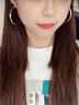 卓尔琪宽大款耳圈925银耳环女大圈圈时尚圆圈耳饰高级感2025年新款圆环 直径3.5厘米一对 实拍图