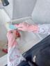 CTRLEND手套洗碗加绒加长 厨房家用清洁家务洗衣防水保暖女耐用胶手套 束口粉色【加厚加绒】 1双 实拍图
