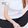魅斑白色T恤女夏装2023新款纯棉体恤短袖上衣修身简约打底衫 白色 M 实拍图