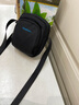 viney单肩包男新款百搭品牌斜挎包男休闲通勤轻便手机包随身小挎包背包 生日礼物【黑色】 实拍图
