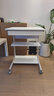 山业 移动桌 收纳桌 可升降调节桌  电脑桌子 卧室小户型桌 宿舍桌子 白色 实拍图