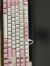 达尔优EK815机械合金版108键多键位机械键盘电竞游戏CF吃鸡LOL双色白蓝键帽全键无冲 108键黑轴（白拼蓝键帽）29种灯光模式 实拍图