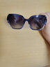 Prsr时尚太阳镜女偏光墨镜碎钻元素开车休闲可配近视大框潮流T60072 魅惑蓝 实拍图