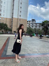 黛妃丹顿（DAFEI DENTON）轻奢侈品牌包包女包2025新款真皮女士斜挎包520情人节礼物送女友 米白色 礼盒装(送礼佳品) 实拍图