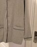 恒源祥睡衣男士纯棉长袖开衫纯色翻领简约可外穿家居服套装 浅烟灰 XXL 实拍图