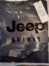JEEP SPIRIT吉普T恤男夏季短袖男士V领纯色上衣透气短袖T恤男款 黑色 XL  实拍图