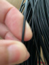 羿巨铝线盆景铝丝工艺品原色diy材料铝条造型工具扎花支架君子兰扶正 黑色直径2.0毫米(一斤59米) 实拍图