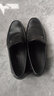 金利来（Goldlion）男鞋乐福鞋夏季冲孔透气凉鞋舒适商务休闲鞋G521320309AAD黑色41 实拍图