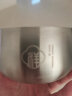 德国博夫曼不锈钢碗单个家用儿童宝宝防烫双层饭碗大号铁碗 316L儿童款 实拍图