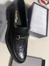 金利来（Goldlion）男鞋皮鞋乐福鞋时尚个性舒适套脚商务休闲鞋58013089501A黑色39 实拍图