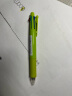 斑马牌 (ZEBRA)四色圆珠笔带自动铅笔（四色圆珠笔+铅笔） 0.7mm子弹头按动多功能多色笔 B4SA1 活泼绿杆 实拍图