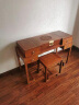 咏月 红木家具非洲花梨（学名：刺猬紫檀）实木书桌 新中式办公桌子 1.22米桌椅组合 晒单实拍图