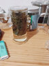 绿简堂玻璃杯红茶泡茶器双耳杯过滤玻璃茶具简易茶壶普洱功夫冲茶器 透明珠双耳杯 实拍图