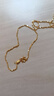 周生生黄金项链 满天星足金百搭素链女款09263N 计价40厘米5.55克 实拍图
