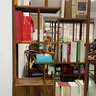 贡艺名居红木家具 非洲鸡翅木（学名：非洲崖豆木）博古架 仿古中式实木客厅隔断博物架 古董架 一个 86*26*186（右柜） 实拍图