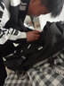 小憨象 书包男韩版高中大容量百搭双肩包女小学生时尚潮流ins风情侣背包 黑色【小鸭子+3个徽章】 实拍图