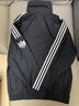 三叶草（Adidas）经典款 黑白 侧边三条纹 立领长袖 梭织 风衣 夹克 外套 男女 GN3535/JM2716 L 实拍图