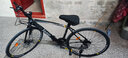 Jeep吉普公路自行车男女变速700C细轮碟刹弯把跑车越野学生赛车速飞 直把-黑色 21速高配 26英寸 实拍图
