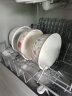 松下（Panasonic）洗碗机台式全自动智能家用迷你洗碗机 高温除菌热风烘干双层独立碗篮NP-TH1WECN 实拍图
