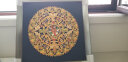 泰域 泰式玄关装饰画客厅沙发背景墙壁画 东南亚木雕卧室餐厅墙面挂画 实木描金边框圆形雕花63*63 实拍图