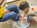 aqpa【95白鸭绒&三防】羽绒背心秋冬保暖羽绒服儿童装男女童宝宝马甲 森林摇滚乐 150cm 实拍图
