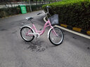 凤凰（Phoenix） 自行车女男式大中小学生青少年普通勤城市复古轻便代步复古单车 22寸花语【核心省力轴承】雏菊 实拍图