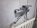 墨林卡加长可旋转浴缸冷热水龙头浴室暗装铜质三联龙头淋浴花洒混水阀 单独款:龙头+配件 实拍图