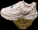 斯凯奇（Skechers）女鞋休闲鞋拼接钻石熊猫鞋老爹鞋周年纪念款12241 粉红色/白色/PKW 36 晒单实拍图