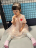 戴维贝拉（DAVE＆BELLA）小童公主裙儿童裙子礼服女童连衣裙春秋婴儿衣服秋装女孩网纱裙 浅粉色 90 cm（建议身高80-90cm） 实拍图