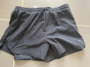 Keep泳裤男士防尴尬双层宽松游泳裤速干沙滩温泉装备 192 黑色 XL  晒单实拍图