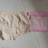 浪莎（LangSha）内裤女平角裤中腰四季收腹无缝提臀女短裤无痕裤衩包臀 肤色+粉色平角 2条 均码 （100-140斤建议） 实拍图