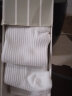 小马树白色袜子女中筒袜女士纯棉袜黑色高帮男长袜高腰全棉纯色短袜 实拍图