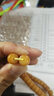 彩荷 藏式风化果菩提根手串108颗佛珠手链 桶珠11*8mm(直径*高) 实拍图